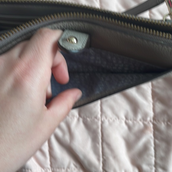 Kate Spade Grey Crossbody Wallet USED - Picture 5 of 5